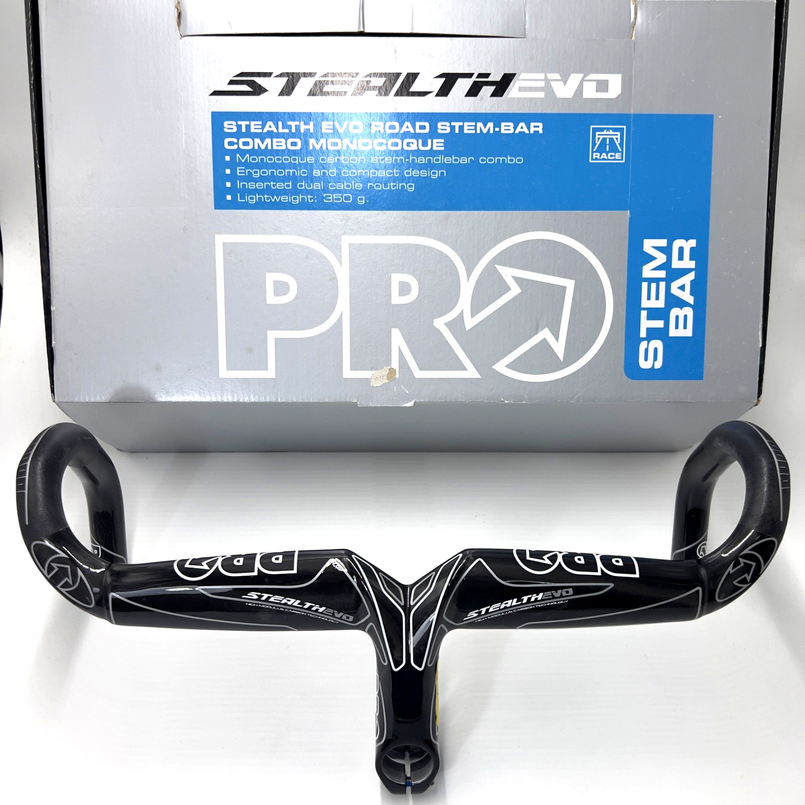 Shimano PRO Stealth Evo Carbon Integrated Handlebar Stem 100mm X 42cm #PRHA0067
