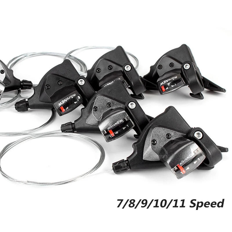 Bicycle Derailleur Front Rear Shift Lever 7/8/9/10/11Speed MTB Mountain Bike Shi