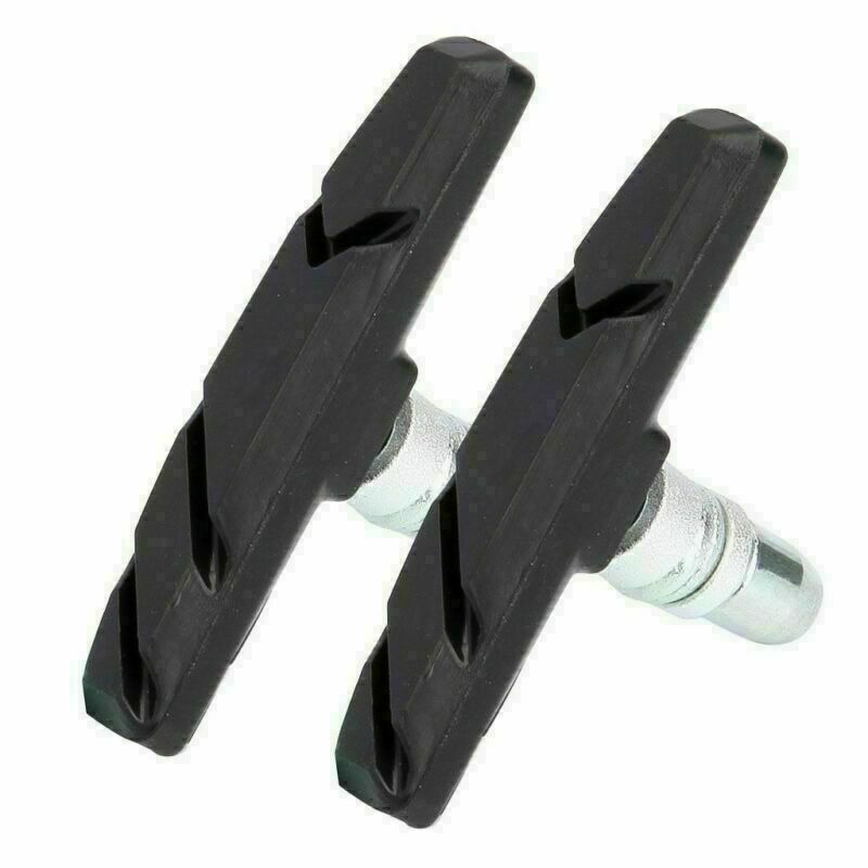 70mm V-Brake Pads Shoes 1/2 Pairs for Mountain Road Bicycle, 3 Colors