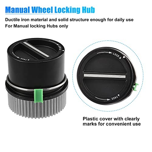 1 Pair 4WD Front Manual Wheel Locking Hub 1C3Z-3B396-DA for Ford F250 F350