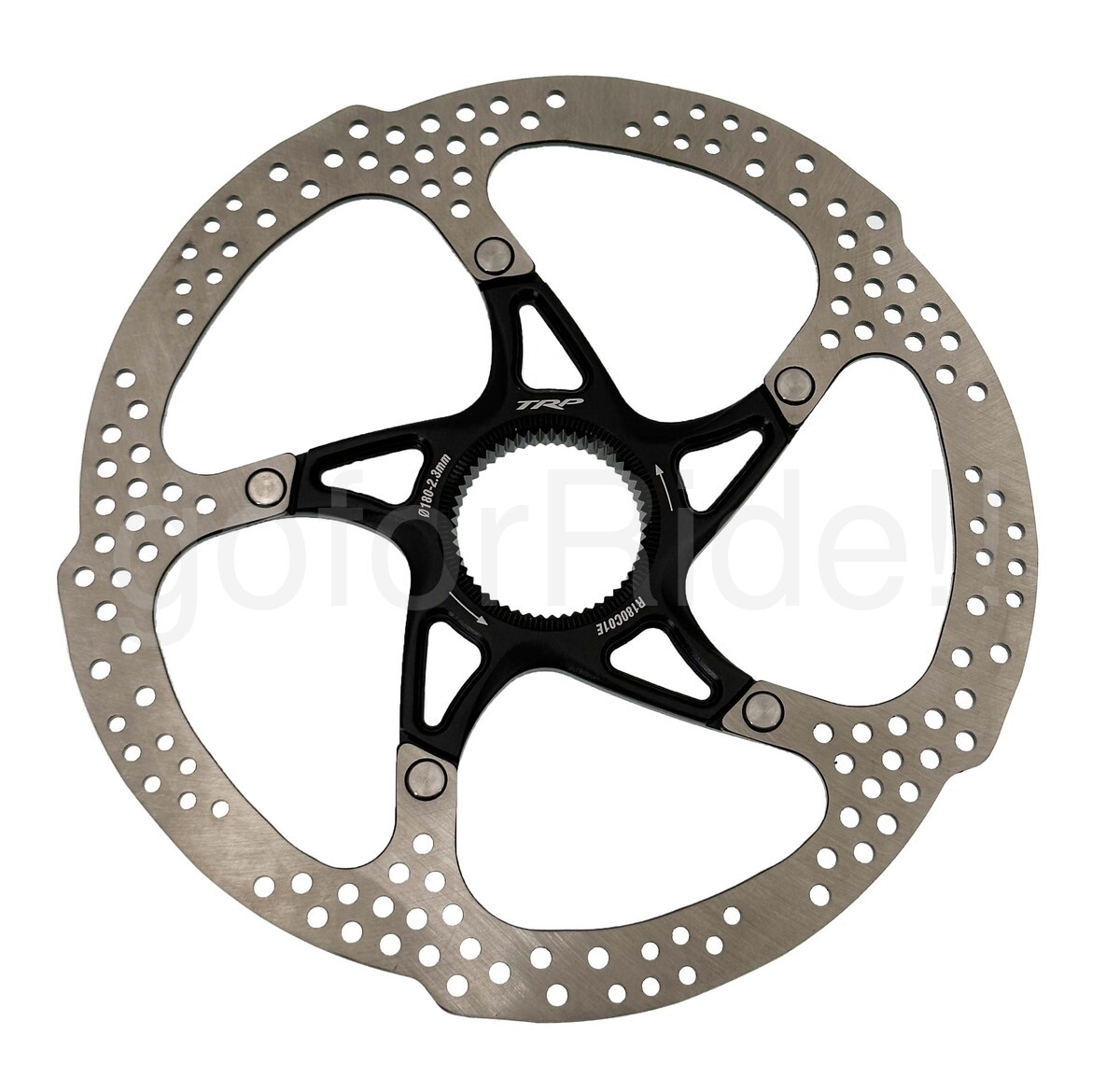 TRP Trail EVO HD-M843 Disc Brake Set Black 180mm Rotors MTB E-Bike