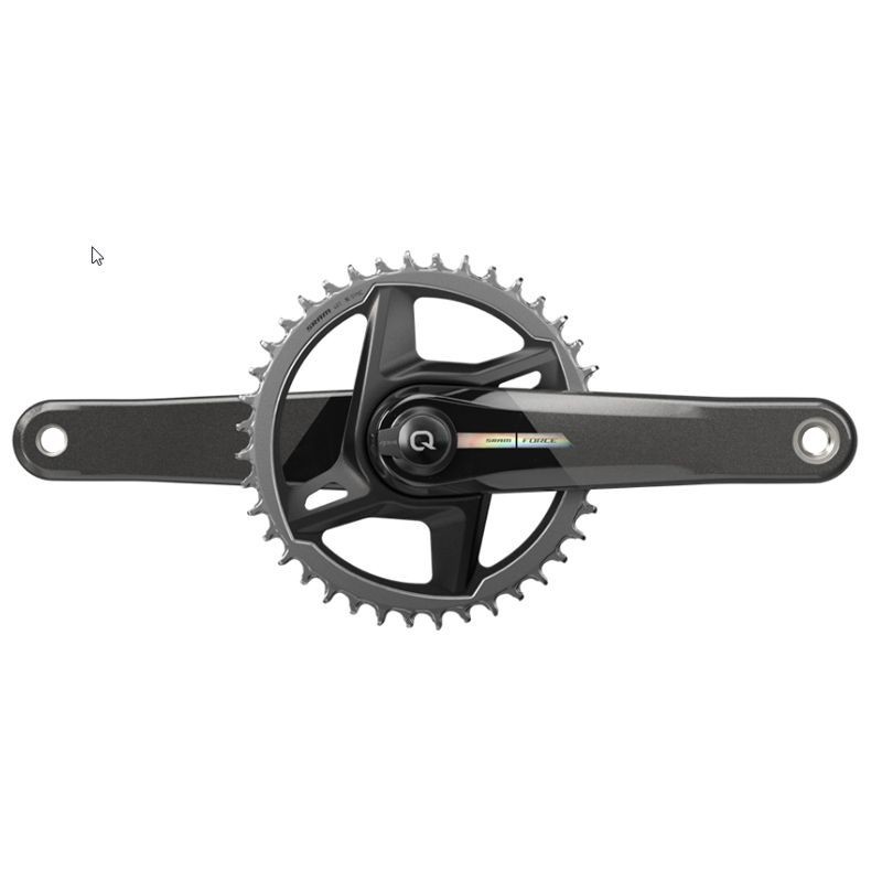 SRAM FORCE 1 AXS POWER METER CRANKSET DUB DM 8-BOLT 172.5MM 40T CARBON ROAD