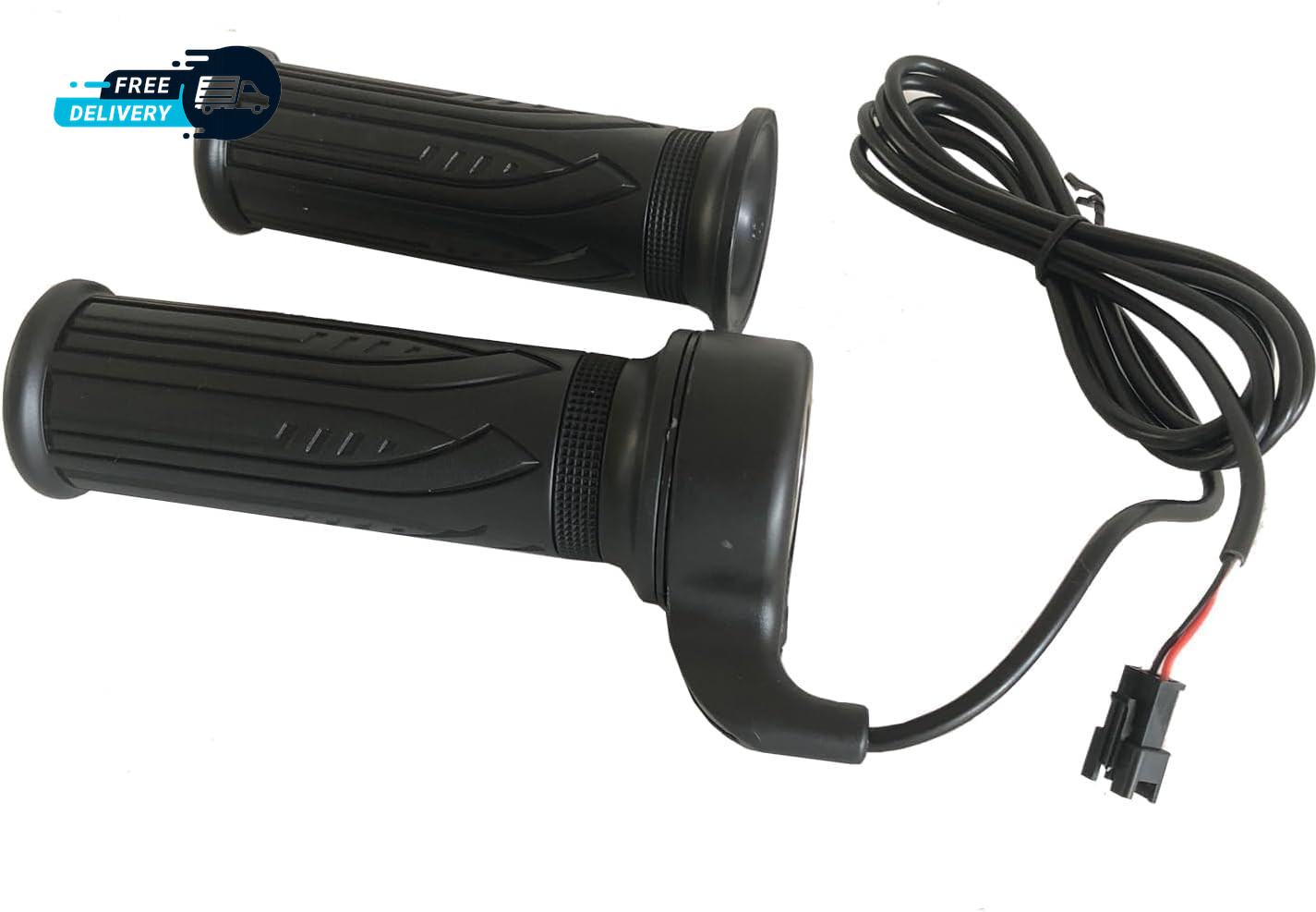 Ebike Full Twist Throttle 12V-72V 3Pin SM Connector Ebike Throttle with 71″ Wire