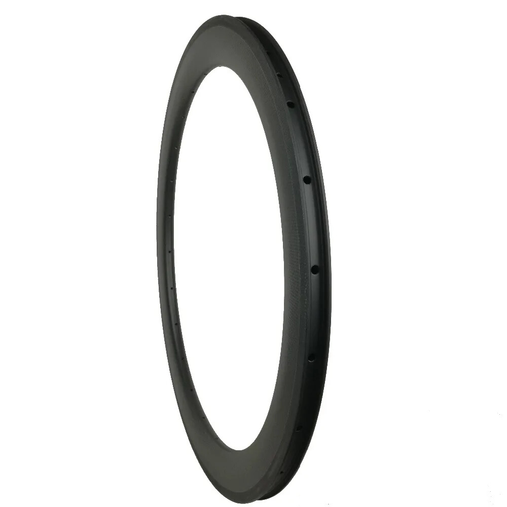 700C Tubeless Disc Brake Carbon Cyclocross Road Bicycle Rims Matte/Glossy Finish