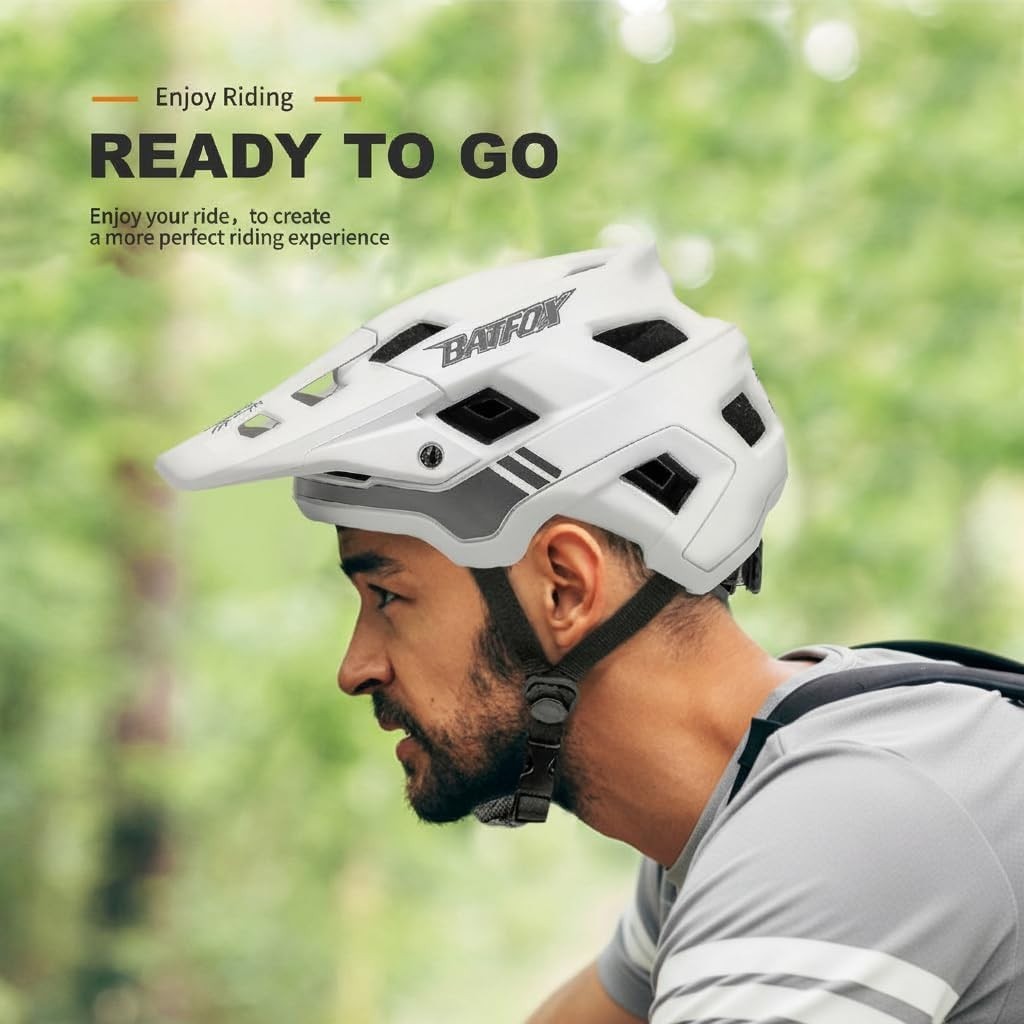 BATFOX LA303 Bike Helmet, Mountain Bike Helmets for Men & Women, XL (60-62cm)
