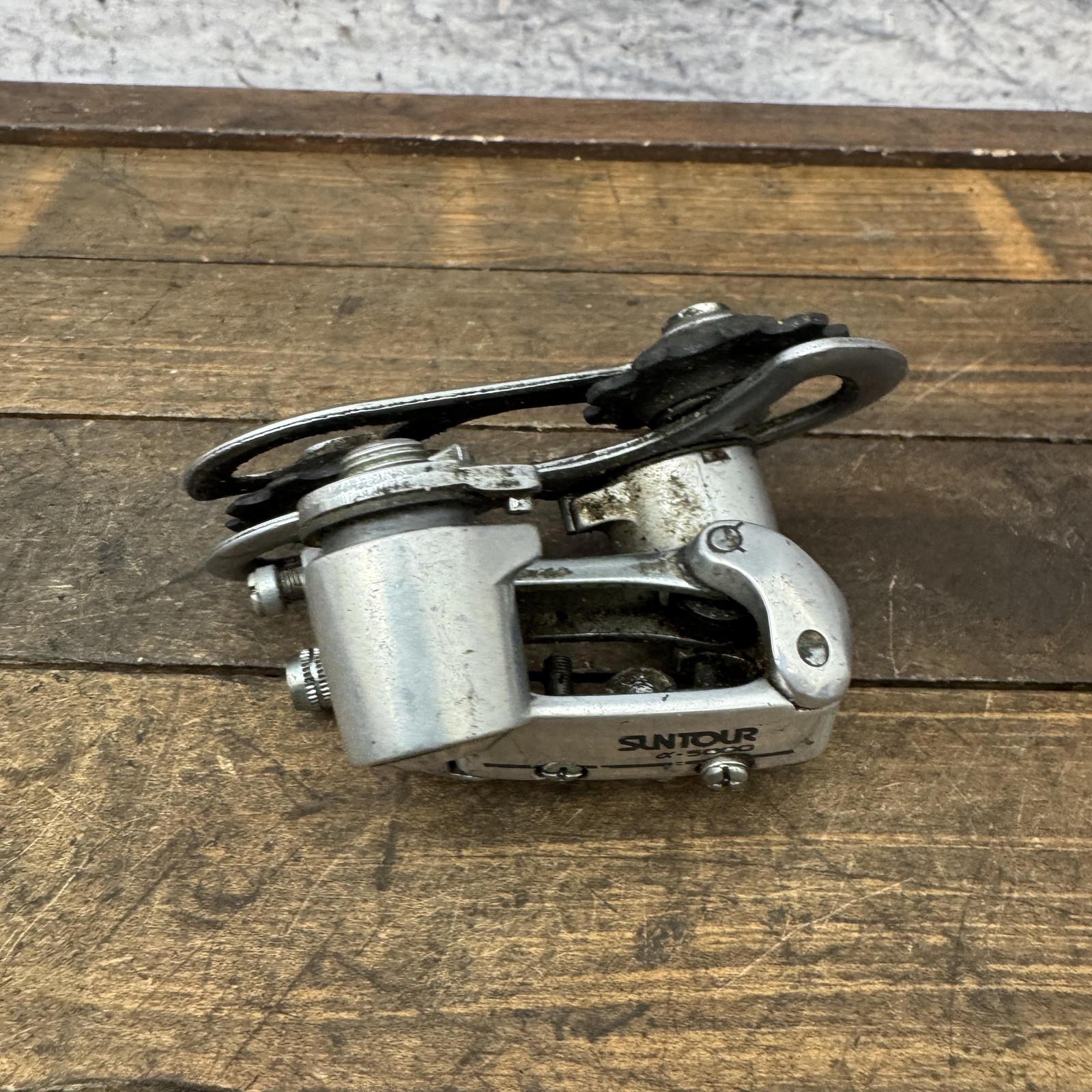 Vintage SunTour Alpha-5000 Rear Derailleur Road Bike Short Cage 275g Silver