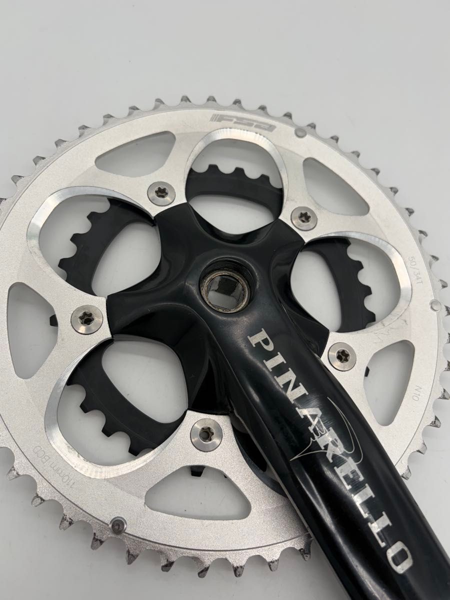 PINARELLO Crankset 170mm 50/34T 110mm BCD Compact Road Bike Black Vintage