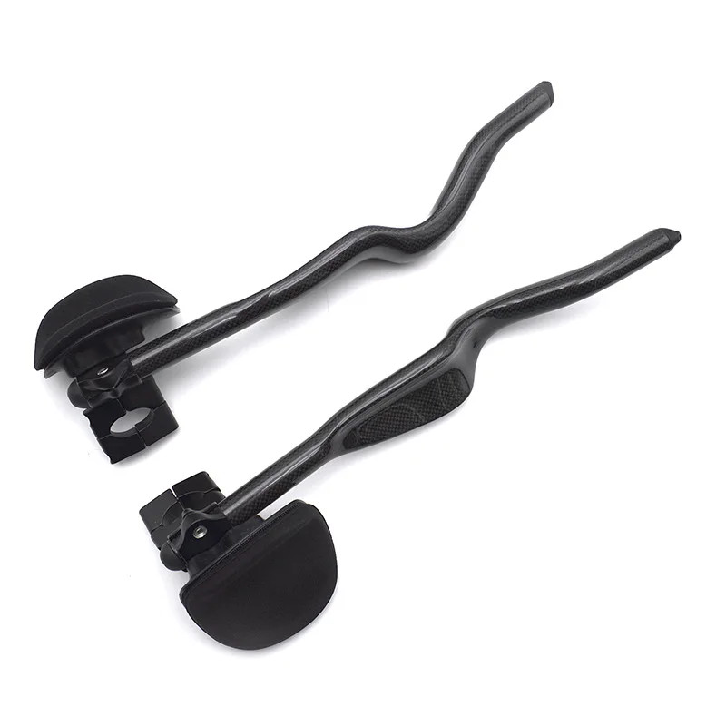Road Bike Triathlon Time Trial Aero Handlebar Carbon Bicycle Rest TT Handlebar