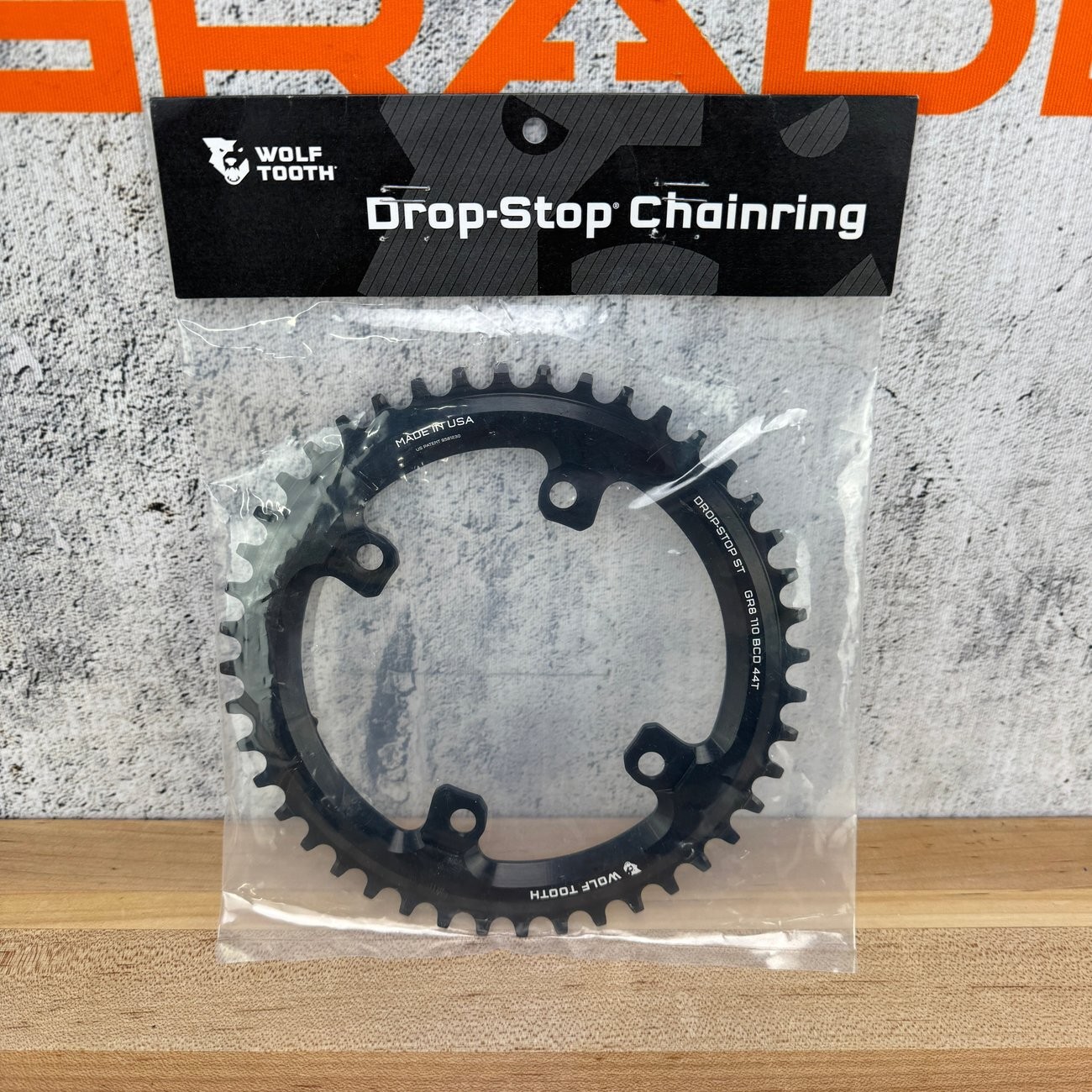 New! Wolf Tooth 44t 110 BCD Asymmetric 4-Bolt Chainrings For Shimano GRX Cranks