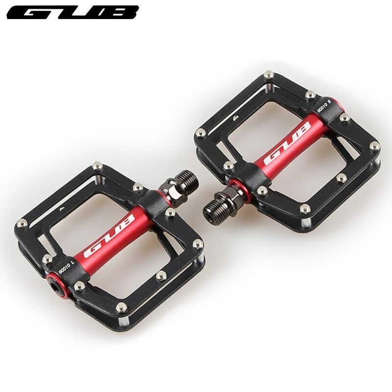 Cycling Pedals Aluminum Alloy Platform CR-MO 9/16″ DU Sealed Bearing Pedal