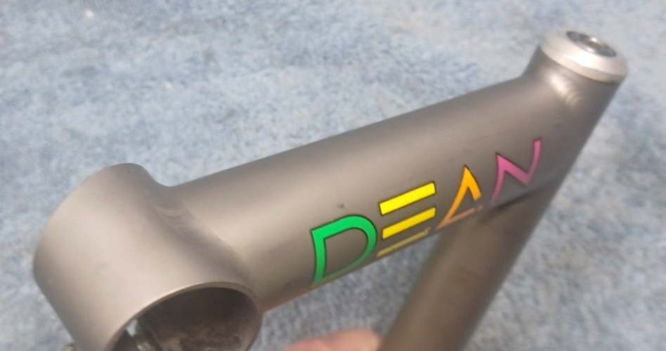 used, DEAN 125mm, 22.2mm dia. Titanium Quill Stem, Fits 26mm Bar Clamp, 1″ Fork