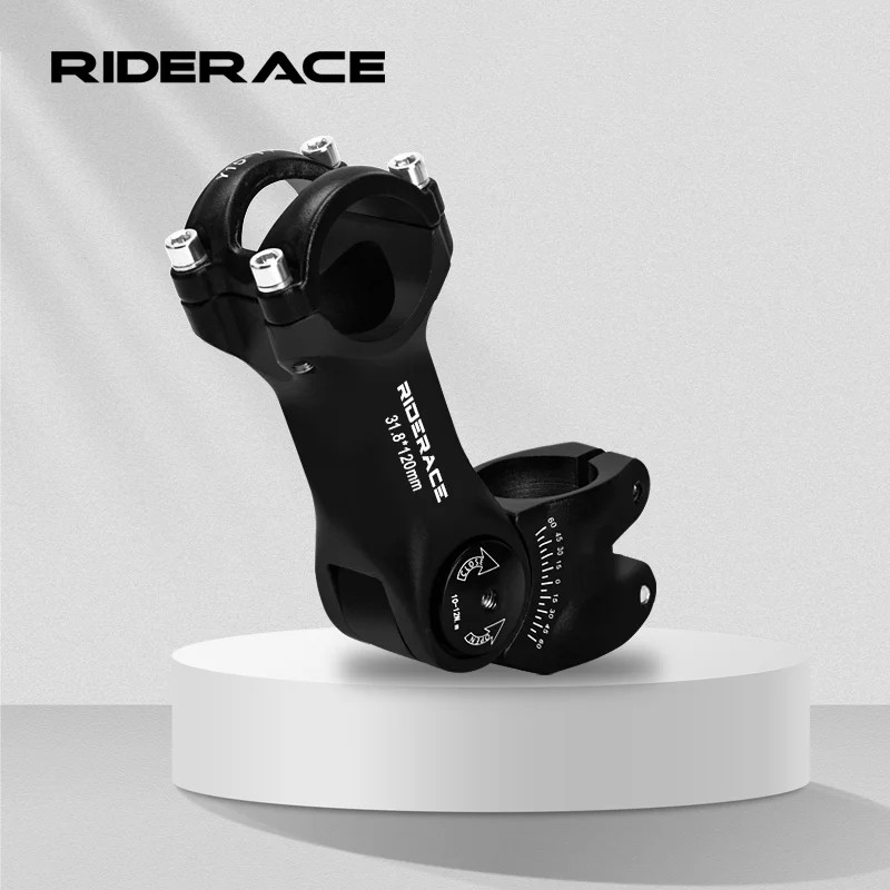 RIDERACE Adjustable Bicycle Stem for Road and Mountain Bikes MTB