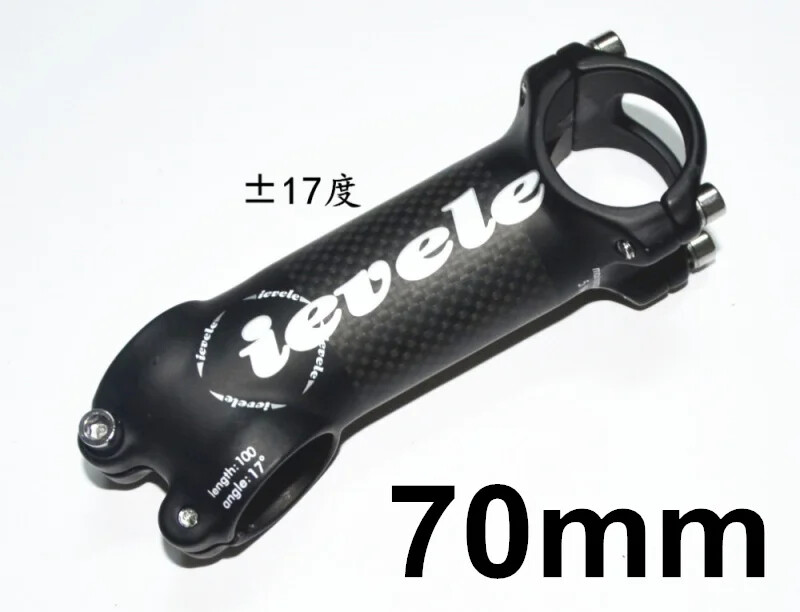 Carbon Fibre Aluminium Alloy MTB Bike Riser Road Bike Stem 60-120mm 28.6-31.8MM