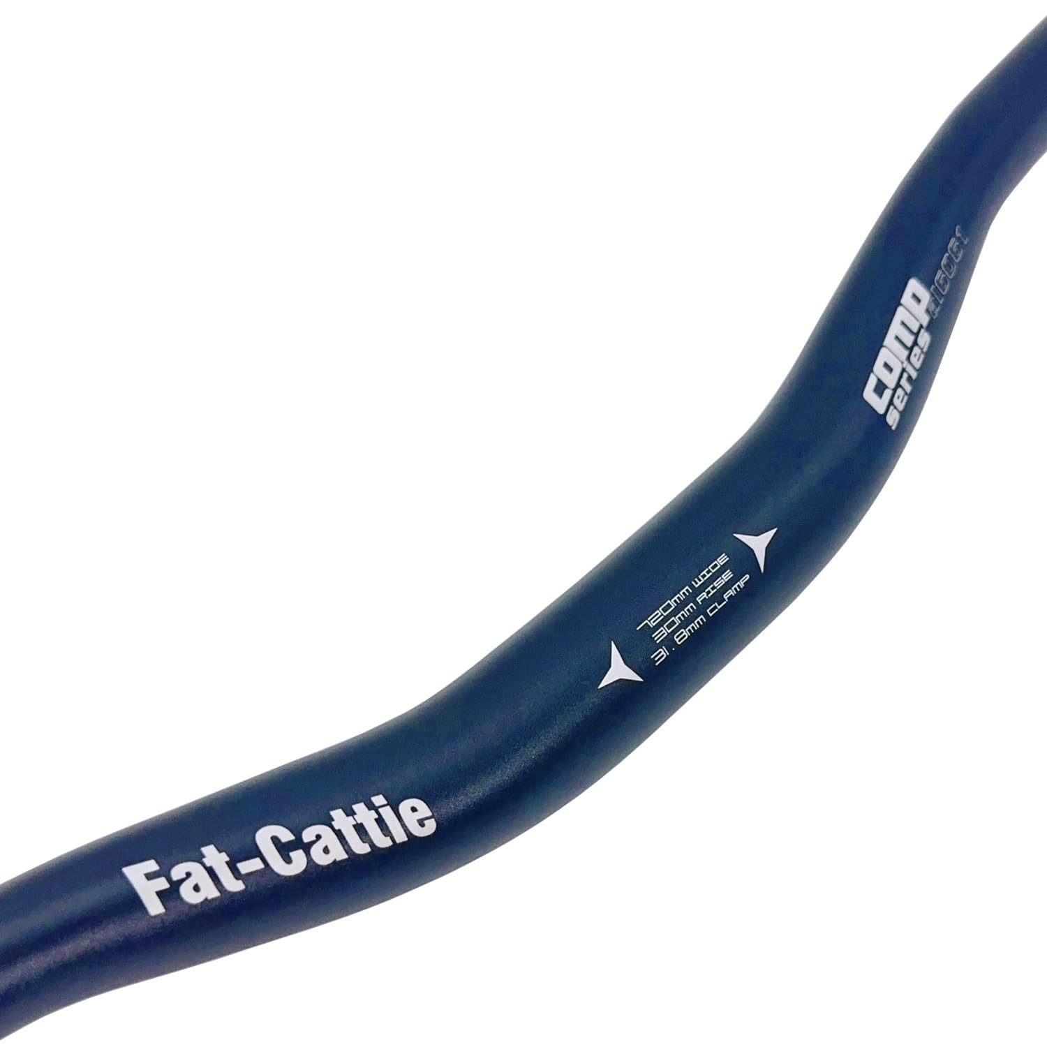 Fat-Cattie Mountain Bike Handlebar, Aluminum Alloy 720mm（28.3 inch）, Black