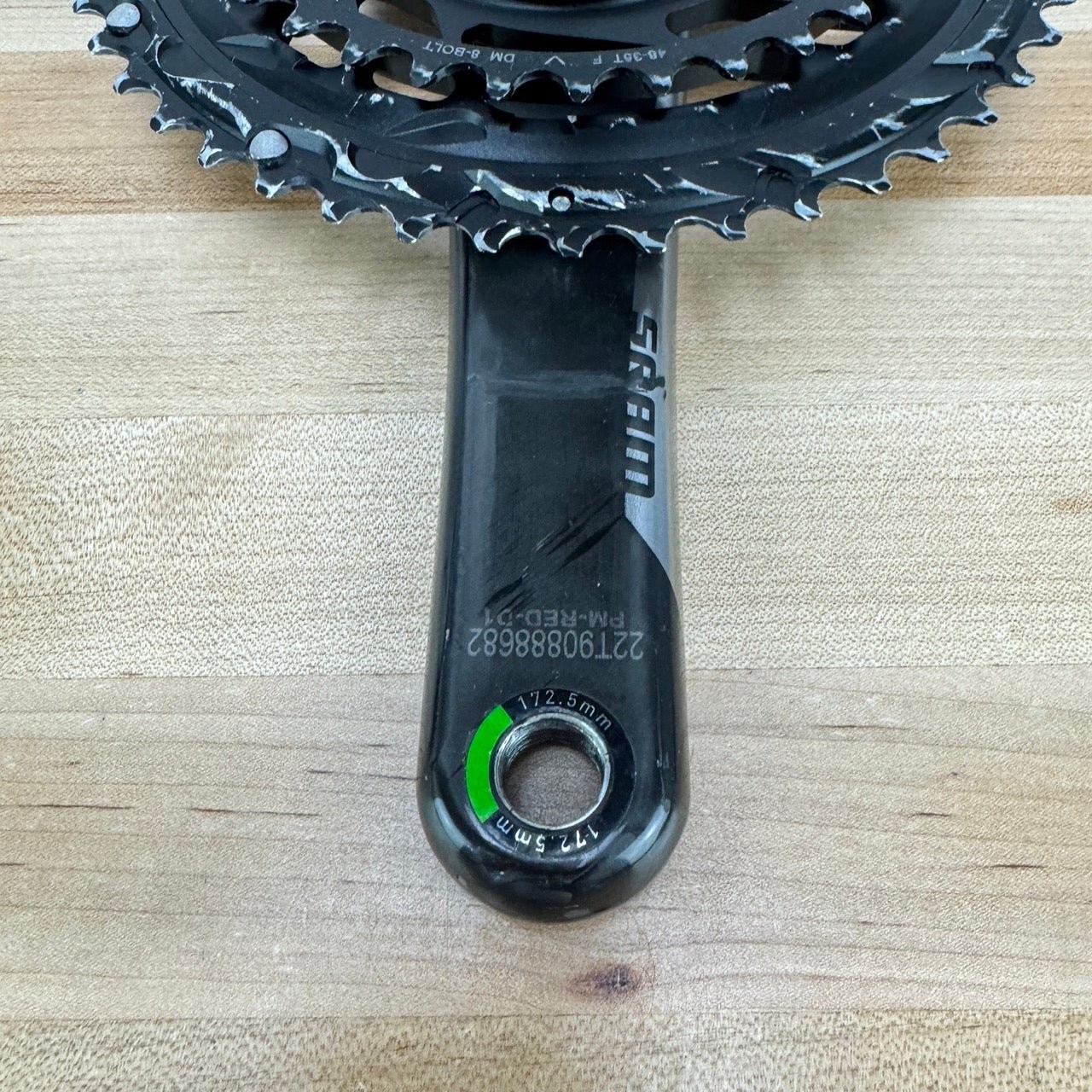 SRAM Red AXS D1 Quarq 48/35t Chainrings 172.5mm Power Meter Crankset DUB SL
