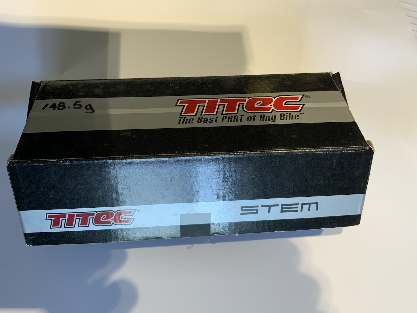 Titec Titanium Bicycle Stem 135mm, 25.4mm Clamp, 1 1/8in Steerer NIGHTSTORM.