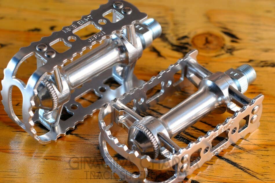 MKS BM-7 – Old School BMX Pedals 1/2″ or 9/16″ Options – Colors – Made in Japan