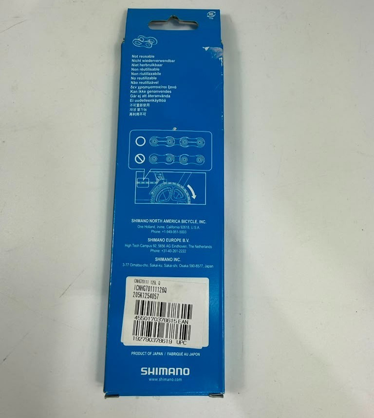 Shimano Chain CN-HG701-11 126L 11S ,10S,9S