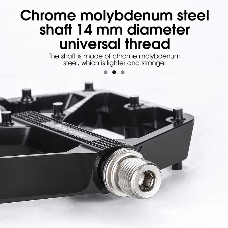 Bicycle Pedal DU/ 3 Bearing Sealed Mountain Road Bike Widened Pedals Anti-slip