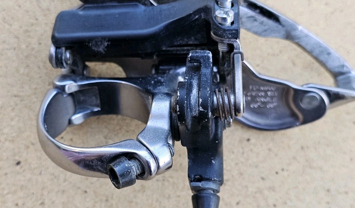 Shimano XTR FD-M960 Front Derailleur Clamp-On Dual Pull 9-Speed Triple 34.9