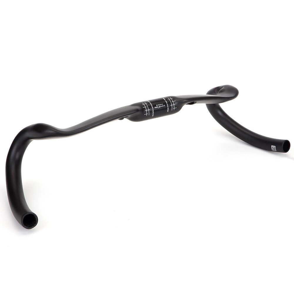 30° Carbon Gravel Bicycle Handlebar Cyclocross Road Bike Drop Bar 370 390 410mm