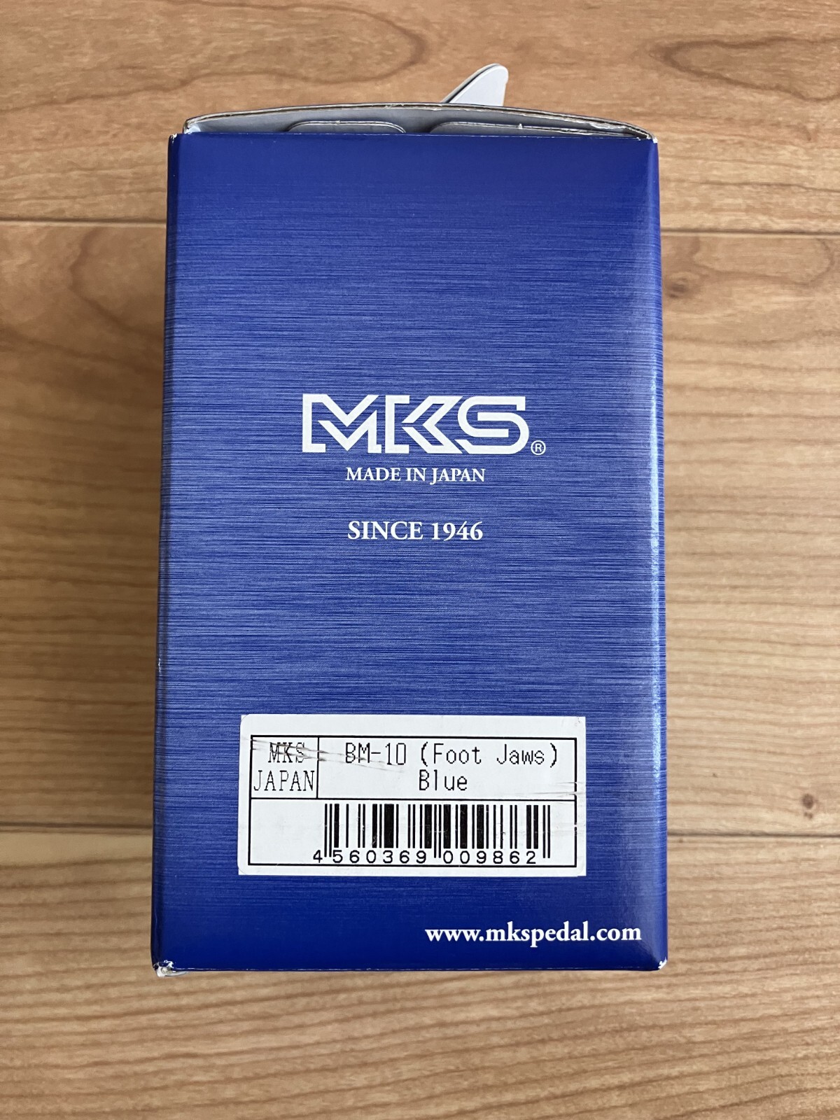 MKS Bicycle Pedals FOOT JAWS bm-10 Blue cage 3.9″ × 2.4″ Pair of Pedals JAPAN