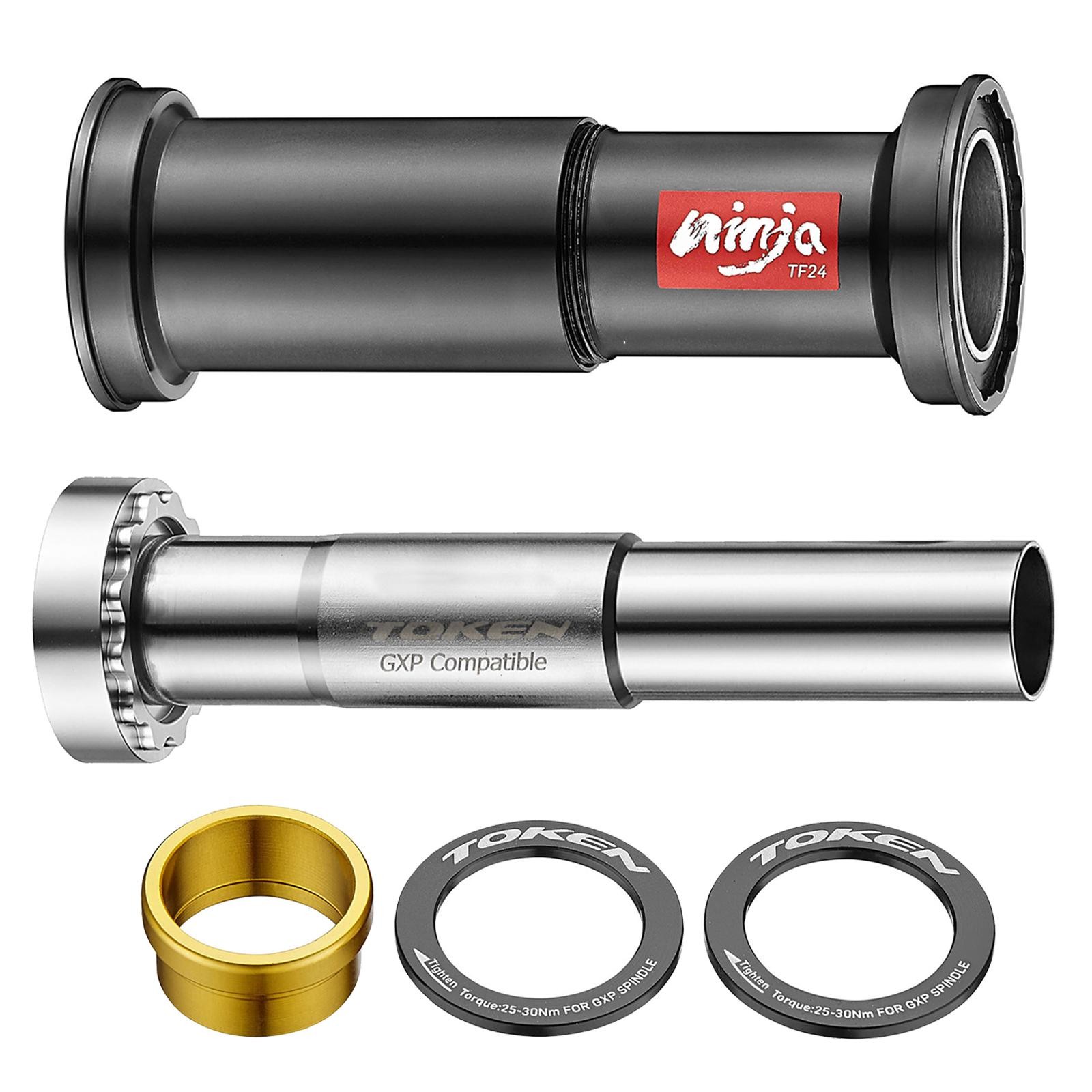 TOKEN Thread Together Bottom Bracket for TREK BB90/BB95 Frame fit SRAM GXP Crank