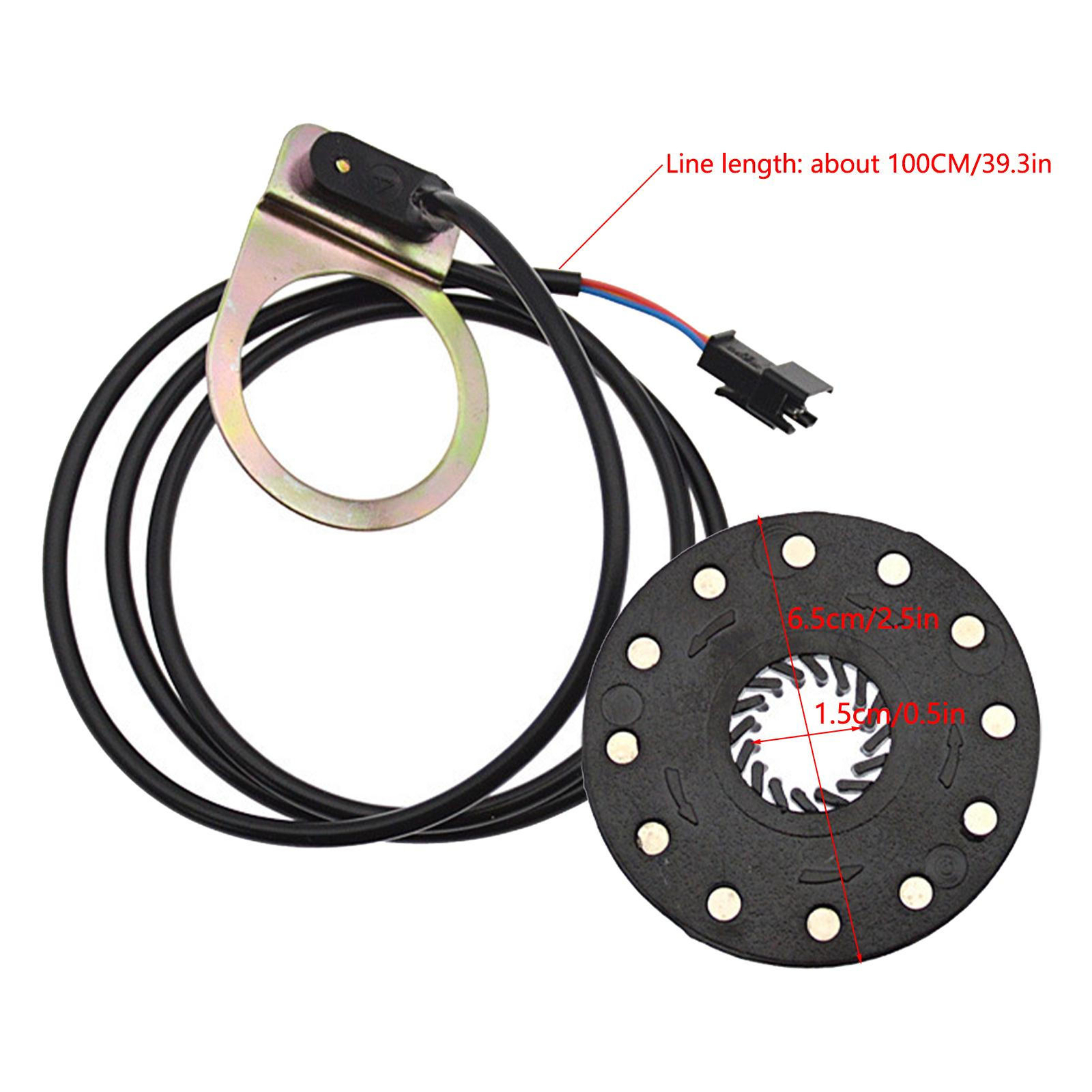 Electric Bike Power Pedal Assisted Sensor PAS Voltage Mode Ebike Assistant Kit