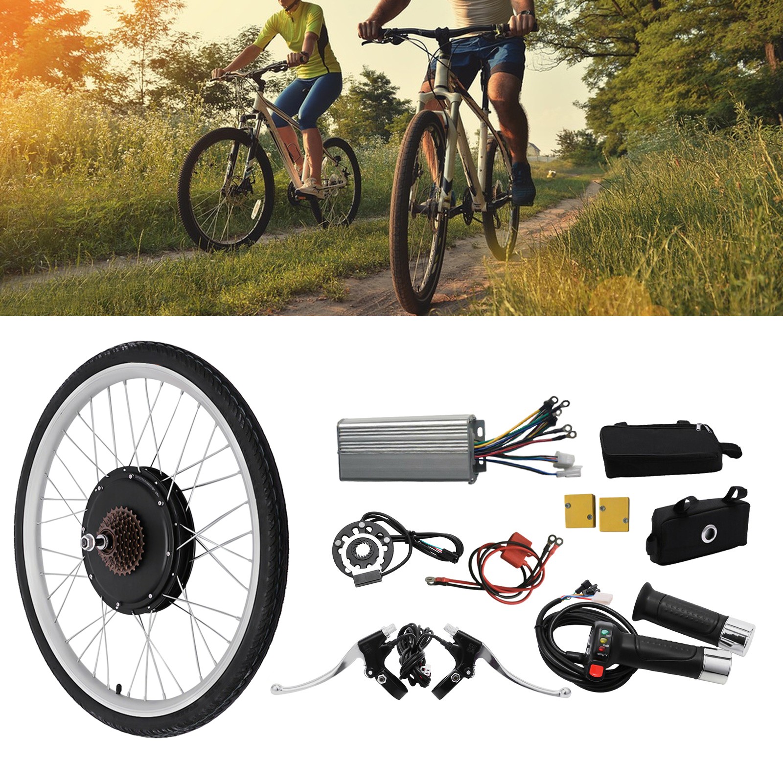 Electric Bike Conversion Kit 28inch 48V 1000W Rear Wheel E-Bike Conversion Kit