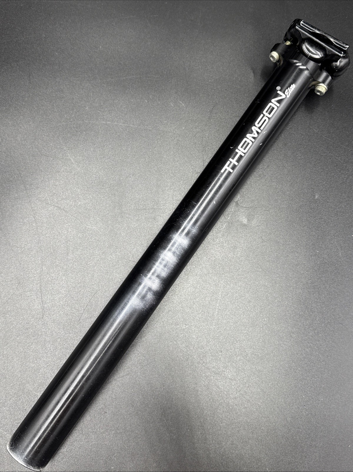 THOMSON Elite ZERO Setback 31.6mm x 367mm Black Seatpost VERY GOOD USED