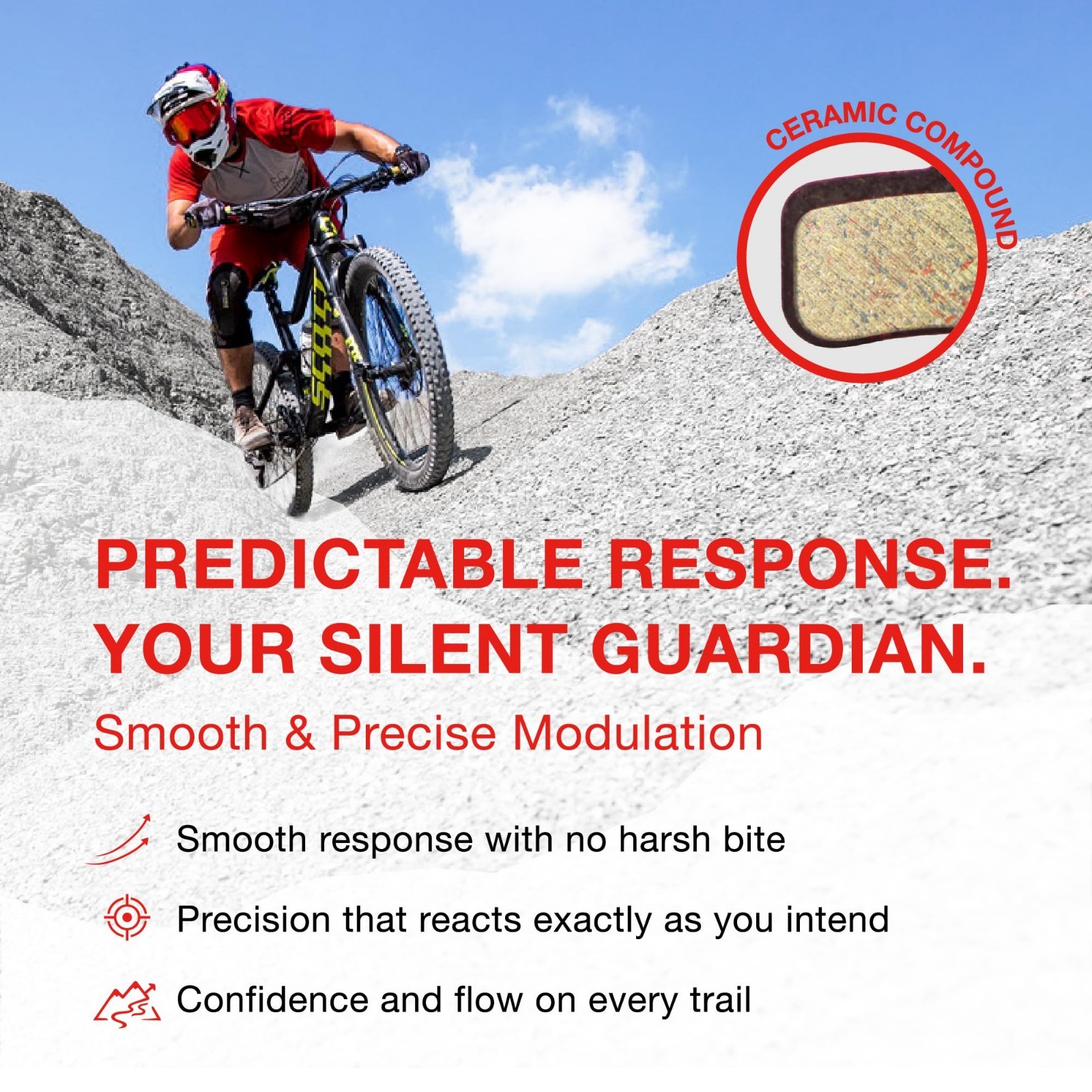 High-Performance Disc Brake Pads for SRAM Code R RE RSC, DB8, Motive | MTB eMTB