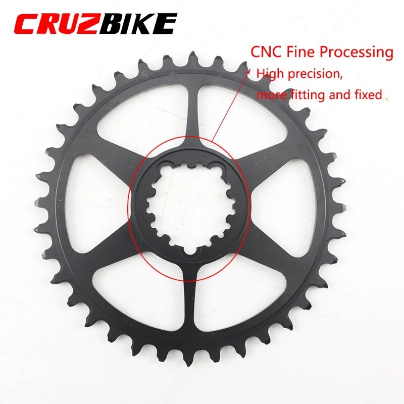 Mountain Bike Round Chainring 32T/34T/36T/38T Crown Bicycle Single Chainwheel