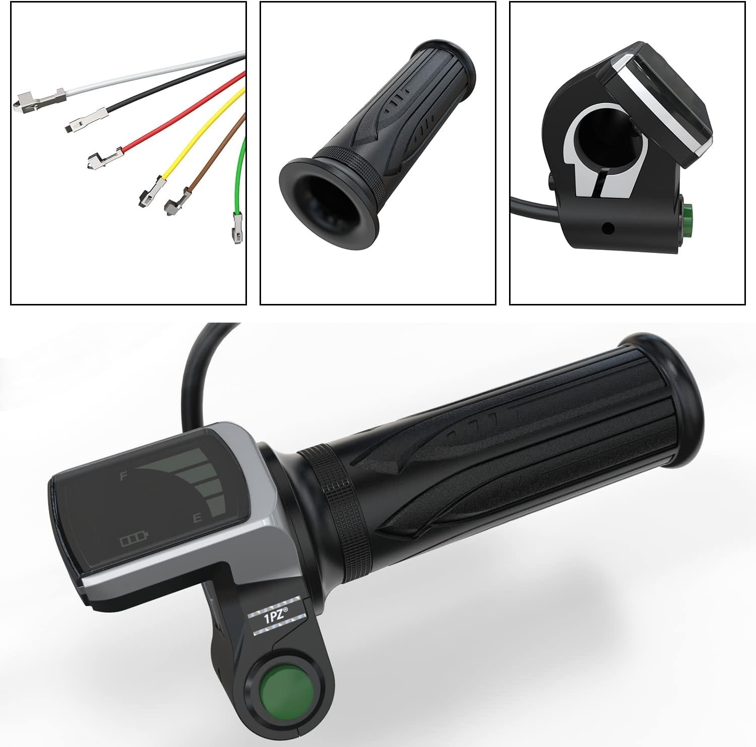 Electric Bike LCD Display Throttle Grip Replacement