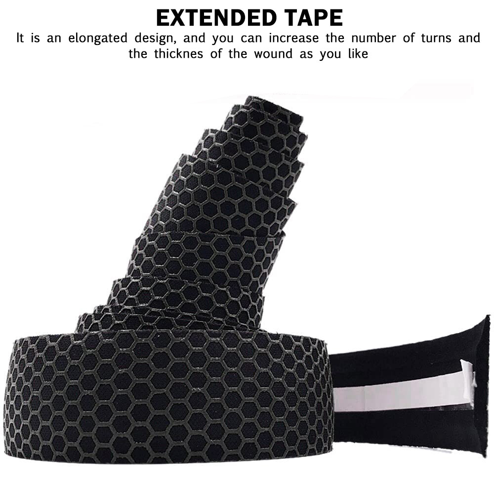2Pcs Bicycle Handlebar Tape Non-Slip Silica EVA Road Bike Handle Bar Wrap Straps