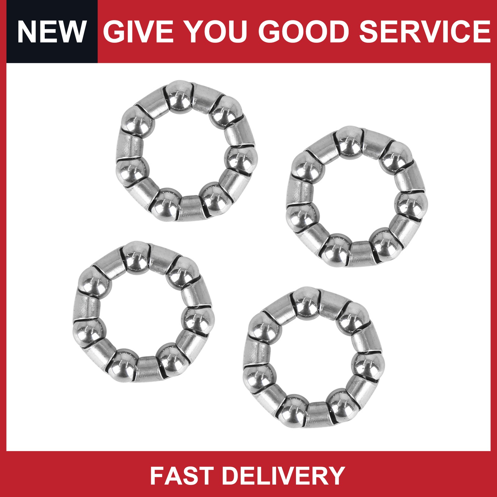 Universal 25mmx7 Ball Bearing Rear Wheel Bearing Retainer for Bicycle Pack of 4