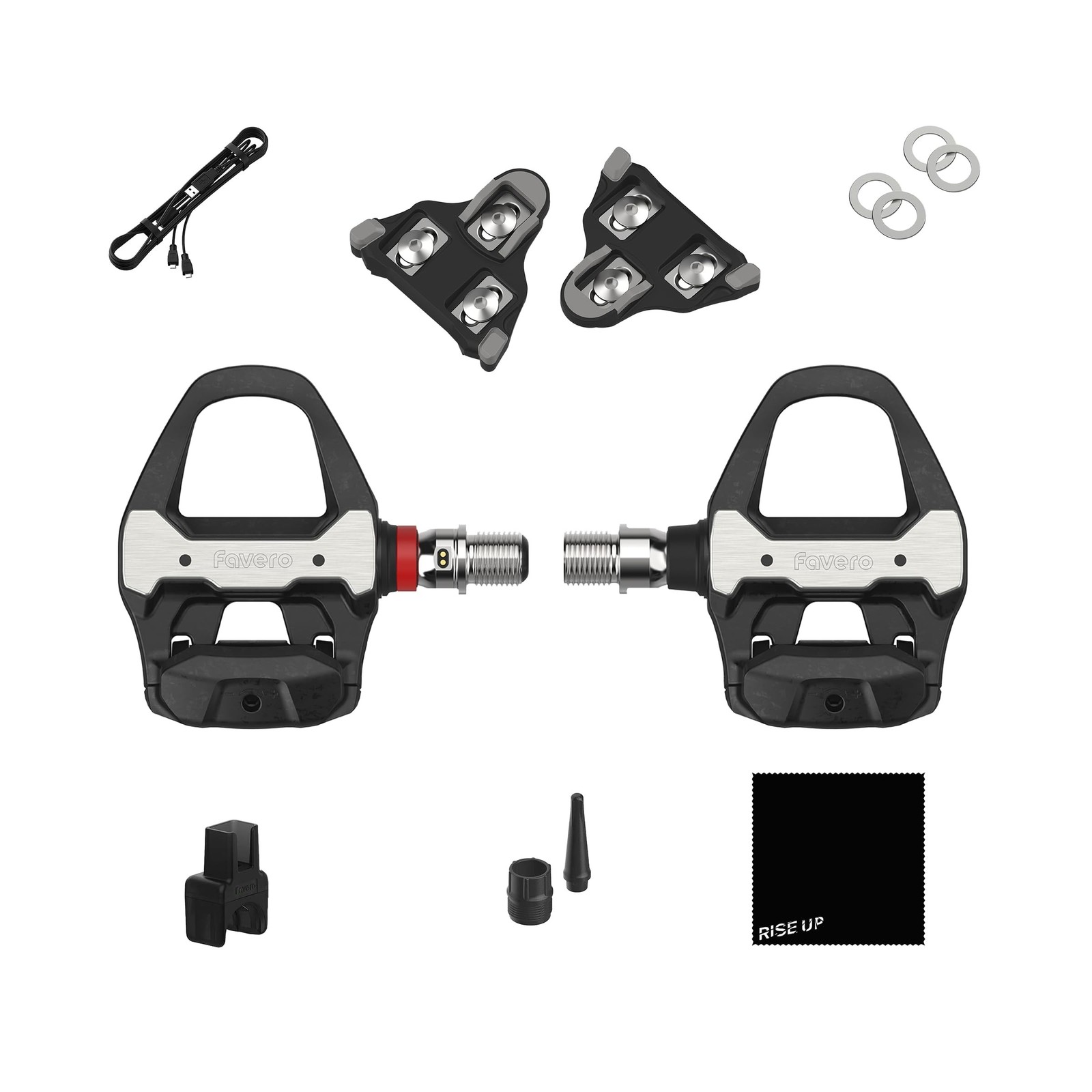 Favero Assioma PRO RS-1, Single-Sensing Side Pedal Based SPD-SL Road Cycling …