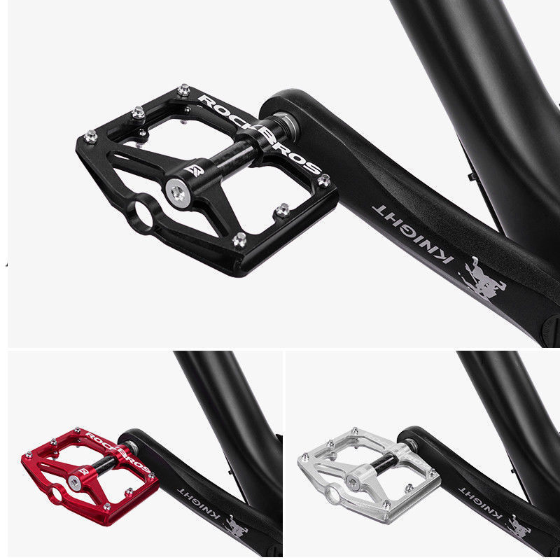 ROCKBROS Bicycle Pedals DU Sealed Bearing Aluminum Alloy Non-Slip Pedals 9/16»