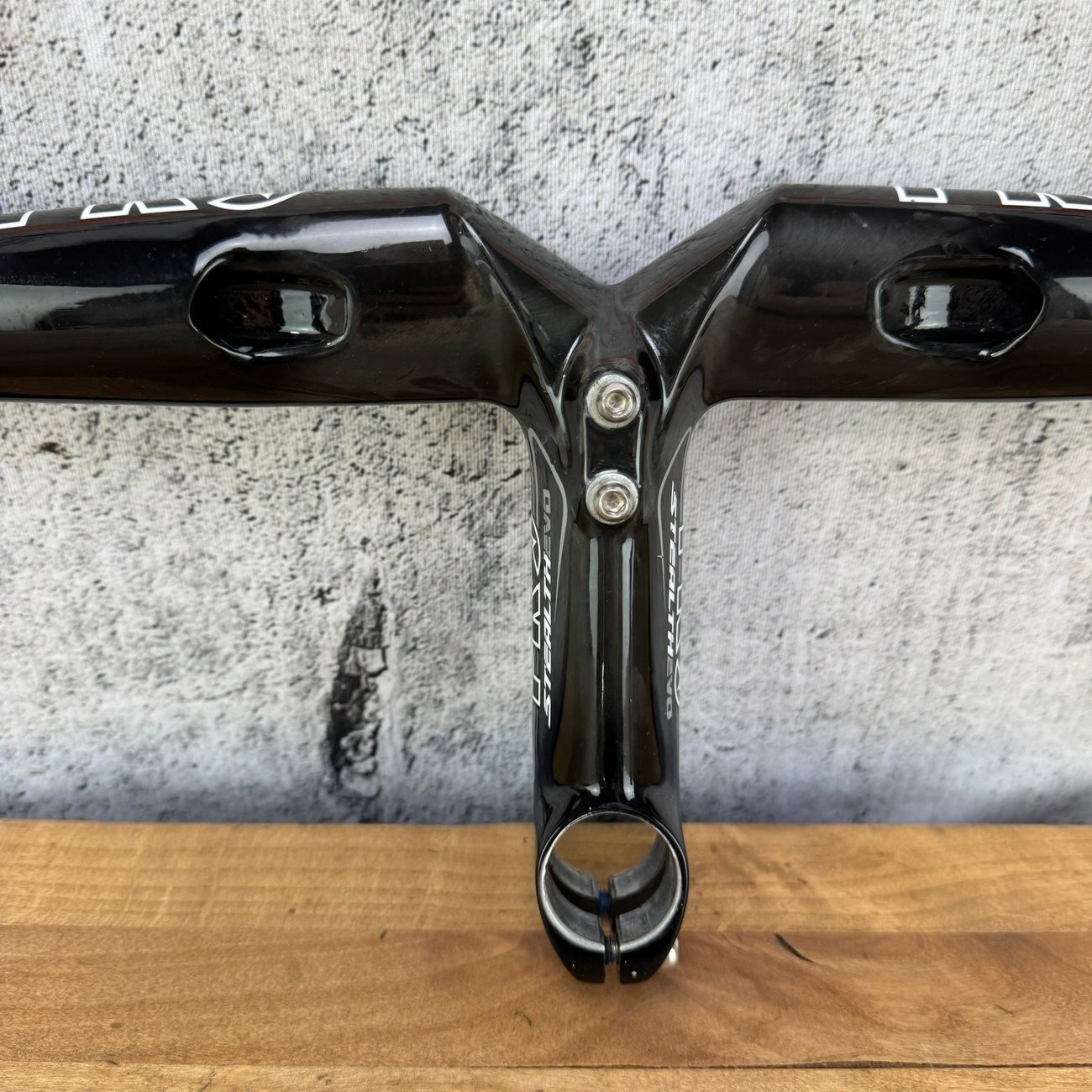 Low Mile! Shimano PRO Stealth Evo Carbon 130mm x 44cm Integrated Handlebar 414g