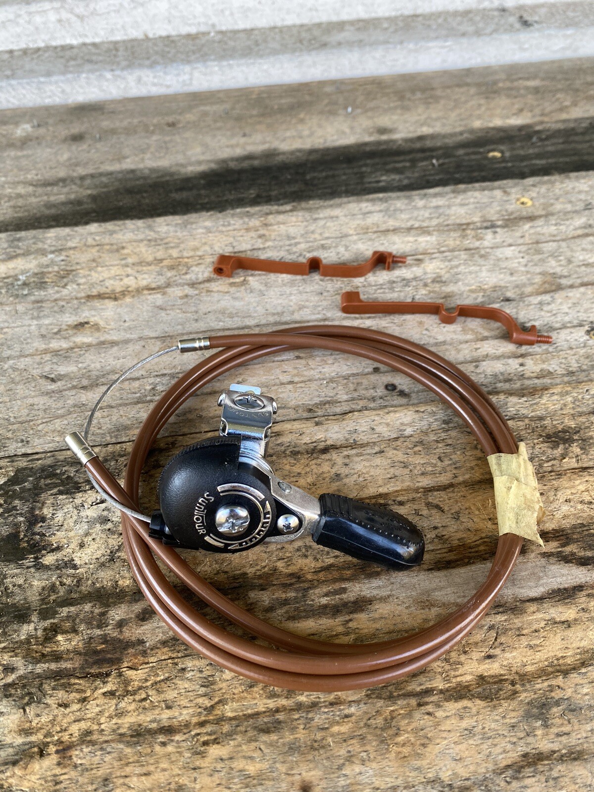 NOS Suntour Mighty ATB BMX Cruiser Thumbie Shifter N Cable—Stumpjumper Schwinn