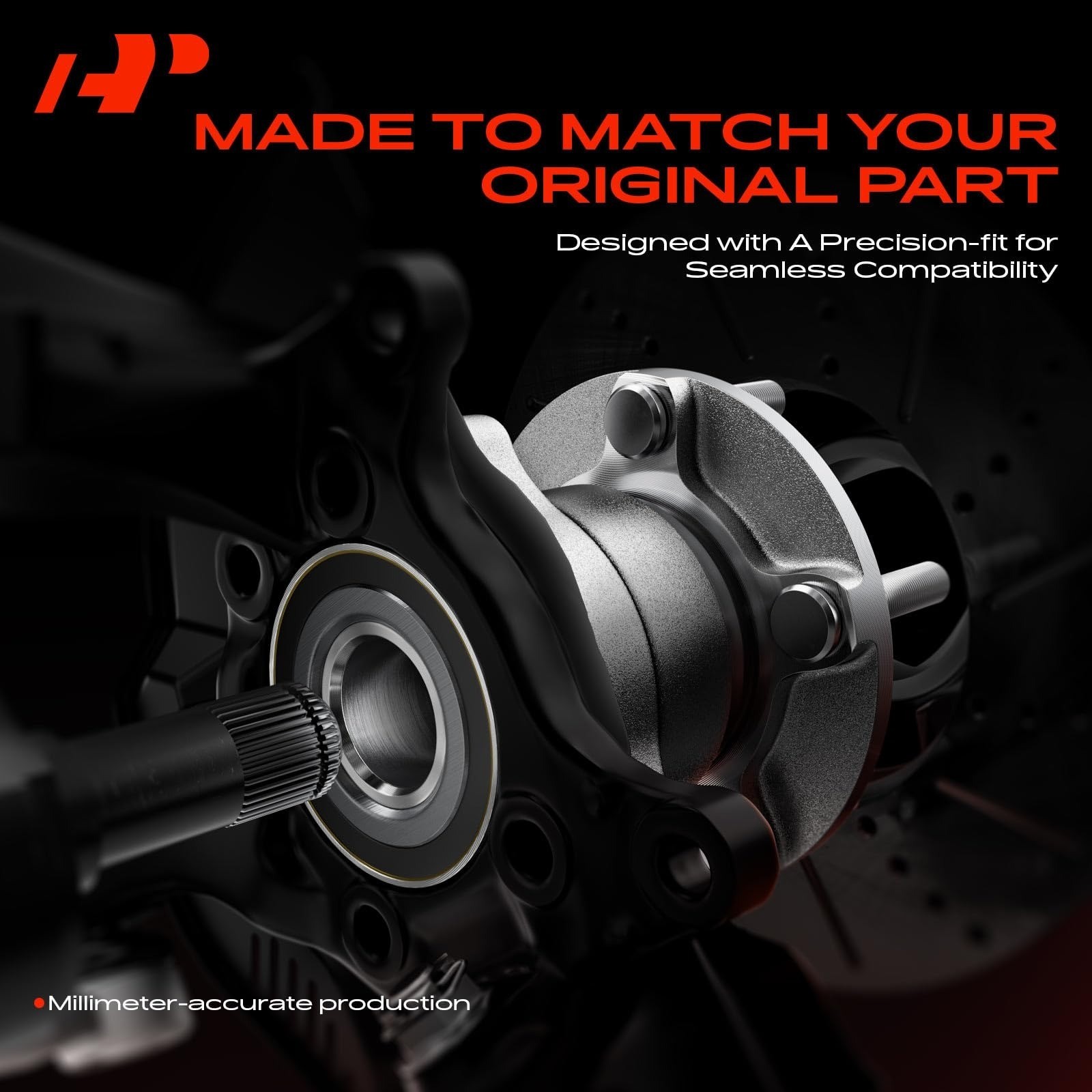 A-Premium Front Wheel Bearing Hub Assembly for Hyundai & Kia