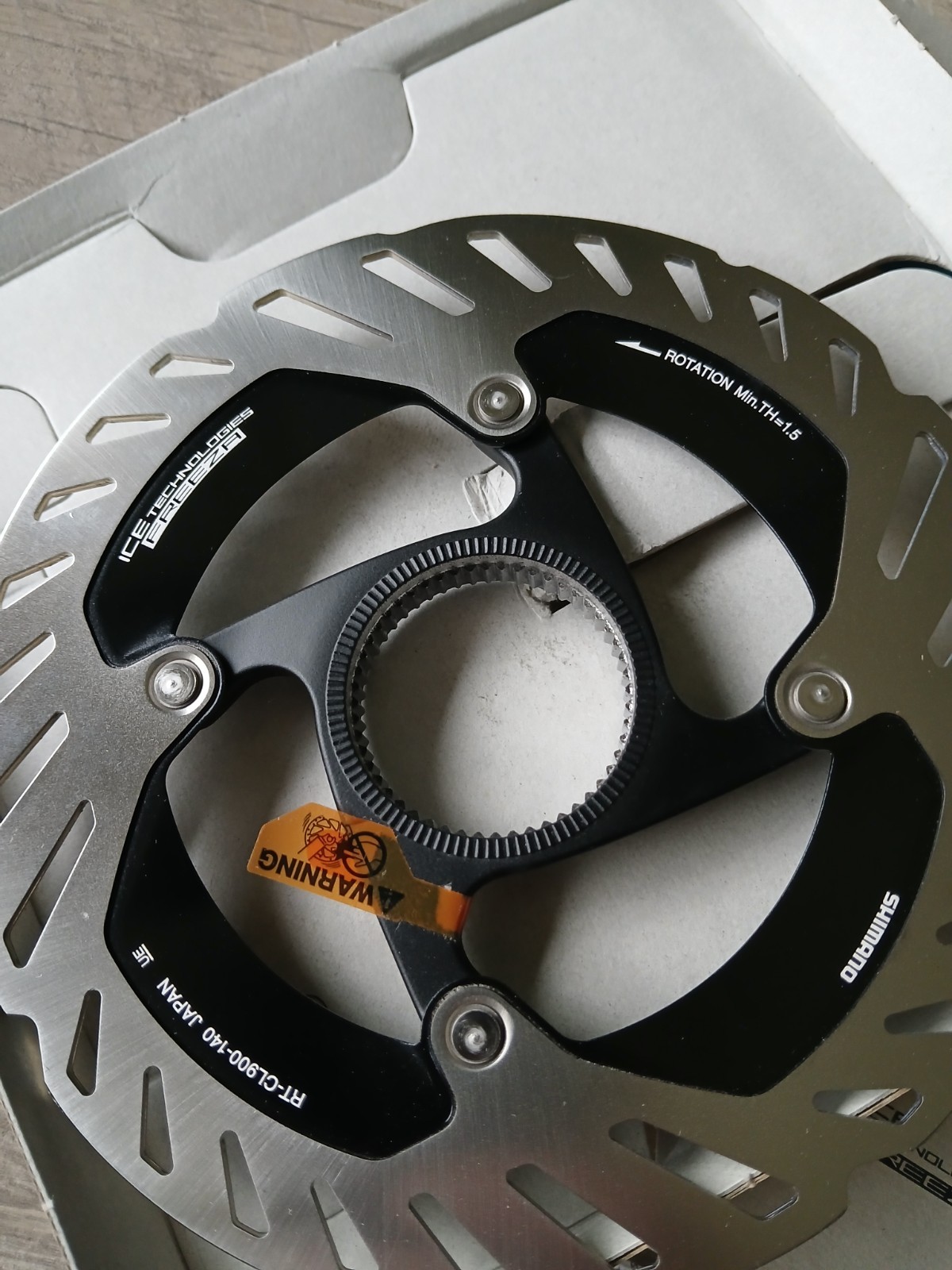 Shimano RT-CL900 Disc Brake Rotor – 140mm – IRTCL900SSI