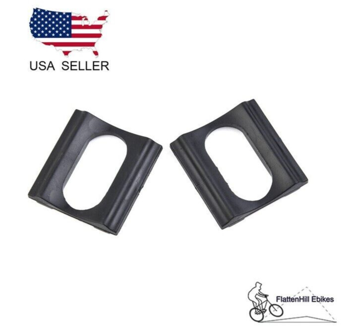 Black E-Bike Hailong G56 G70 Battery Bracket Rubber Spacer Mount Pad Downtube