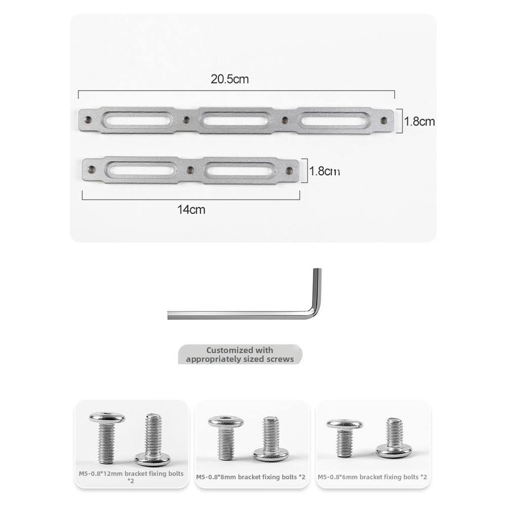 Adjustable Water Bottle Holder for Cycling Aluminum Alloy with Mounting Holes