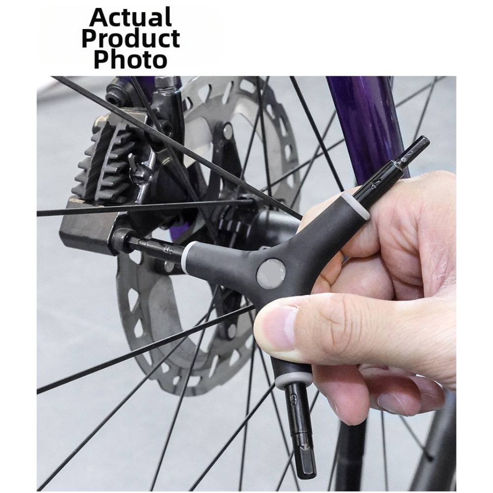Bicycle Maintenance Triple Internal Hex Wrench Tool for 4 5 6mm Hex Screws