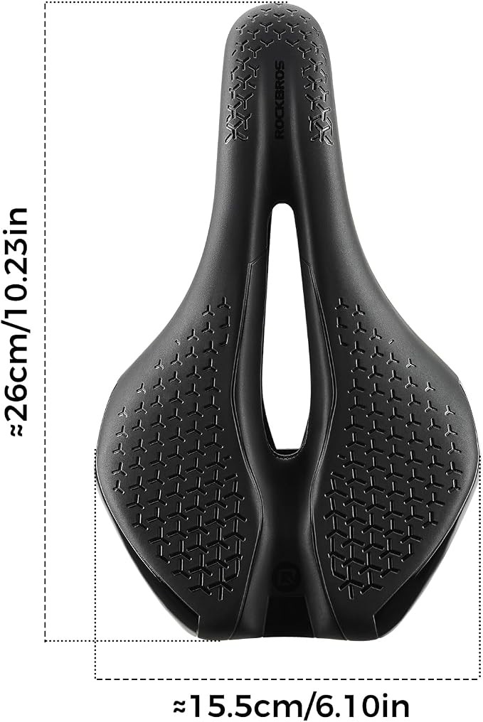 ROCKBROS Gel Bicycle Saddle Comfortable Soft Breathable Shockproof Seat Cushion