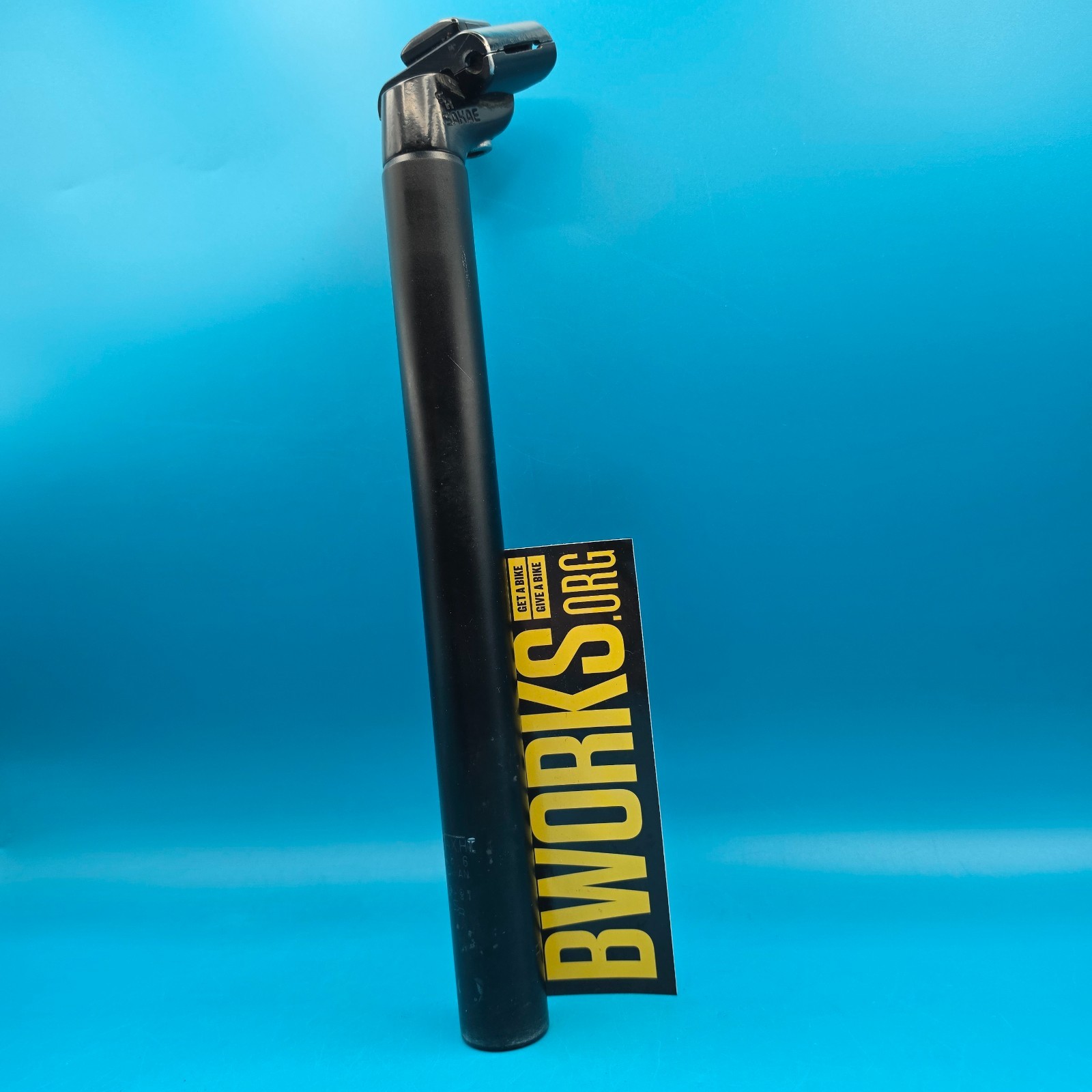 Vintage SR Sakae Bicycle Seatpost 28.6mm Diameter 310mm Length Black Alloy f29
