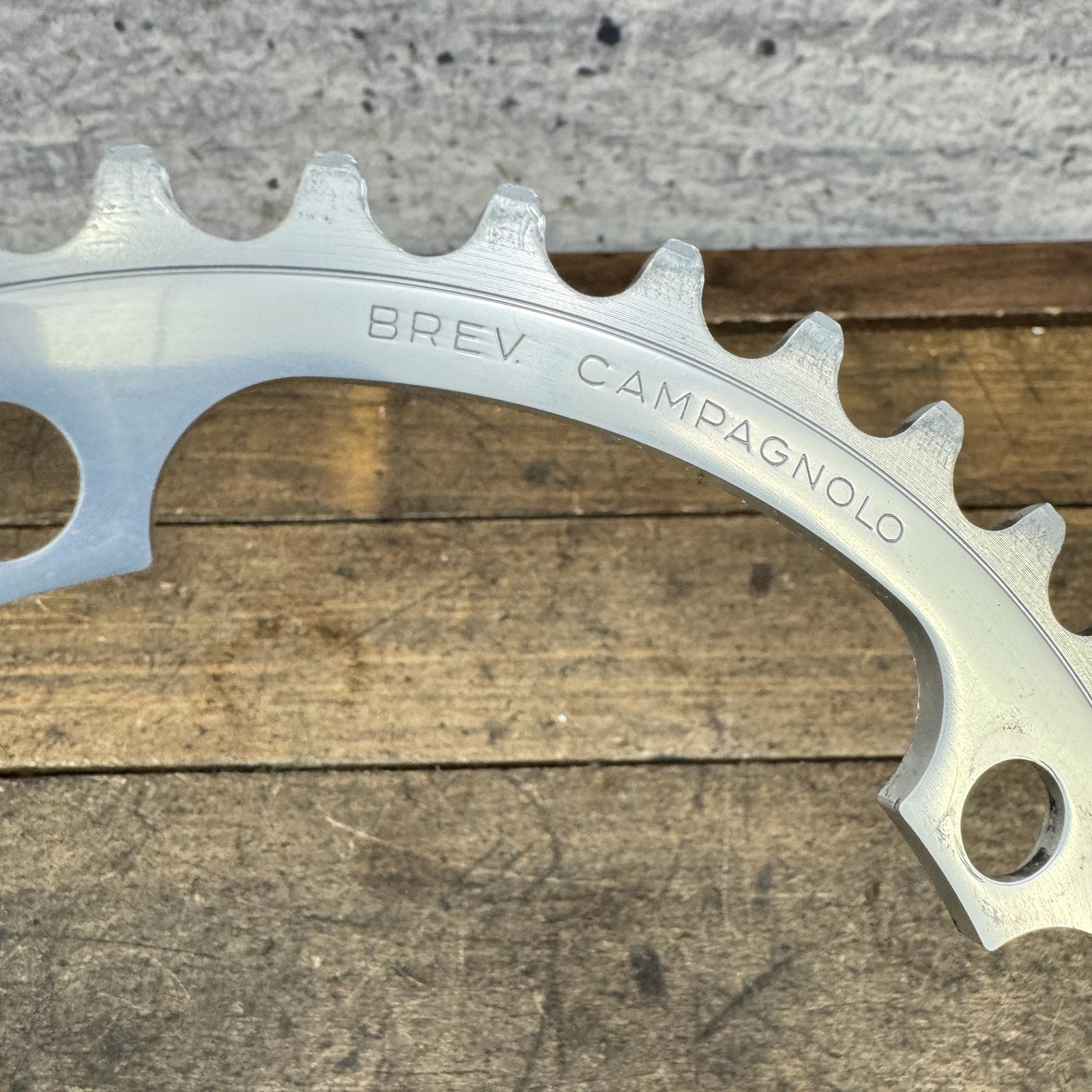 Vintage Campagnolo 42t Chainring 135 BCD 5 Arm 42 Tooth 42-AS Italy Road Bike