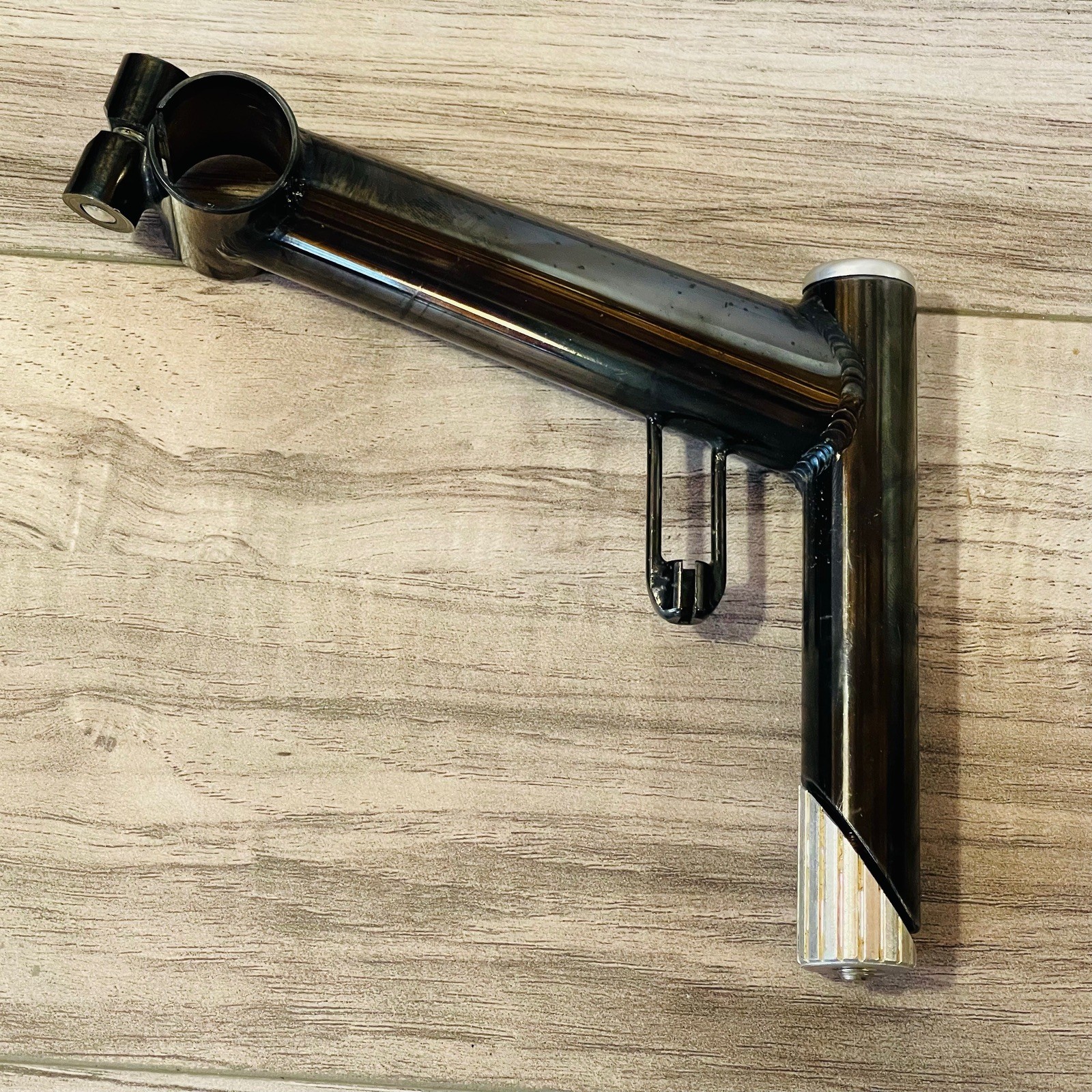 1987 Ritchey Force Quill MTB Stem 125 15 Degree 25.4 Cable Hanger BLACK CHROME