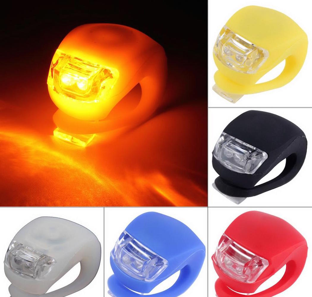 Cyclops Light head Bike Bicycle Glow frog front rear tail frame bar safety lamp
