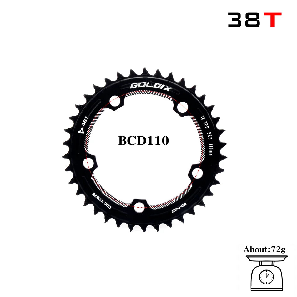 110-5 BCD 110BCD Road Bike Chainring Narrow Wide 38T-58T Bike Chainwheel